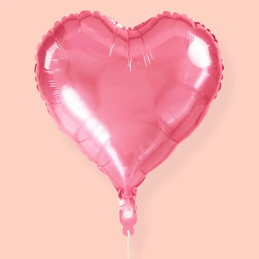 Pink Heart Foil Balloons