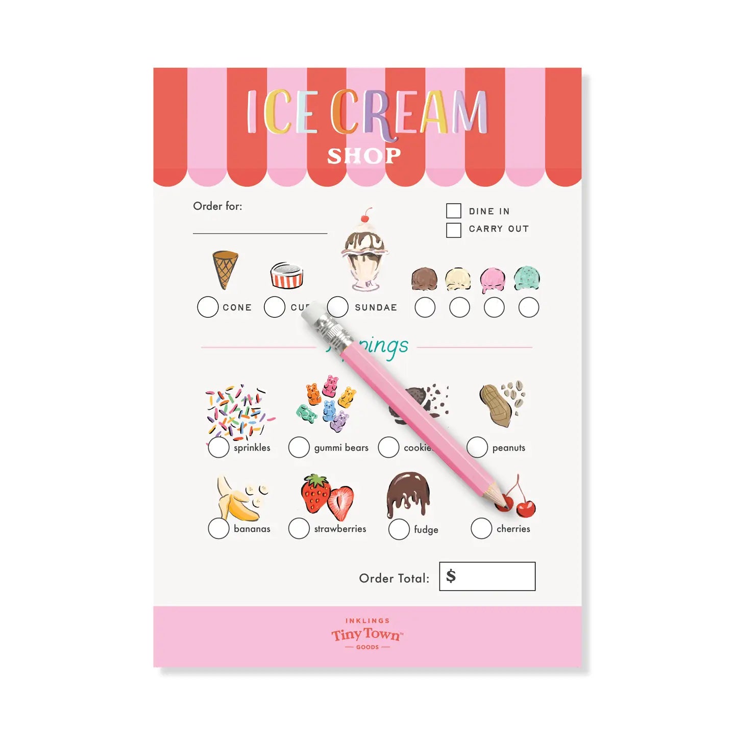 Play Notepad - Ice Cream Shop