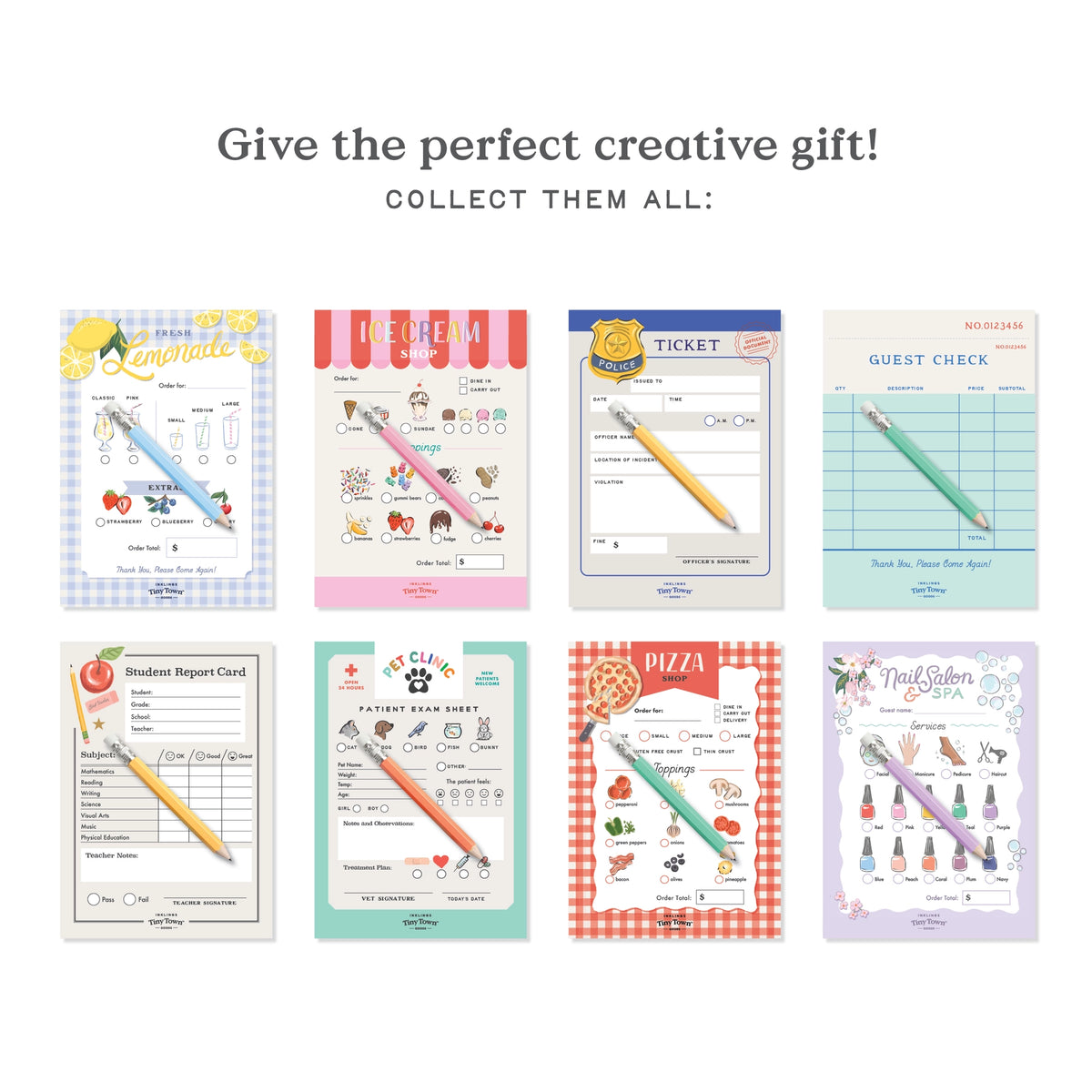 Saloon Notepad Play Notepad - Nail Salon & Spa – Crafty Paper Co.