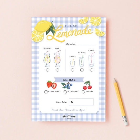 Play Notepad - Lemonade Stand