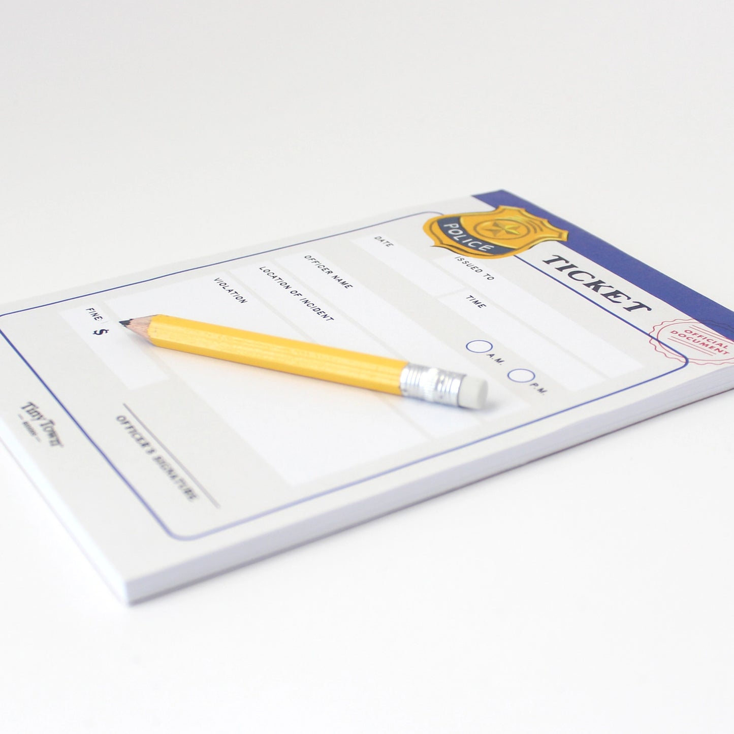 Play Notepad - Police Ticket
