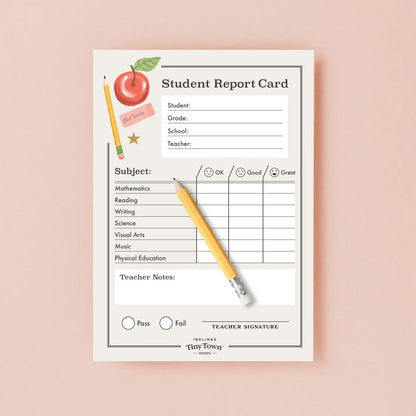 Play Notepad - Report Card