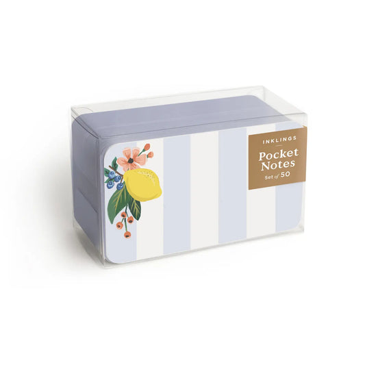 Pocket Notes™ - Lemon Stripe