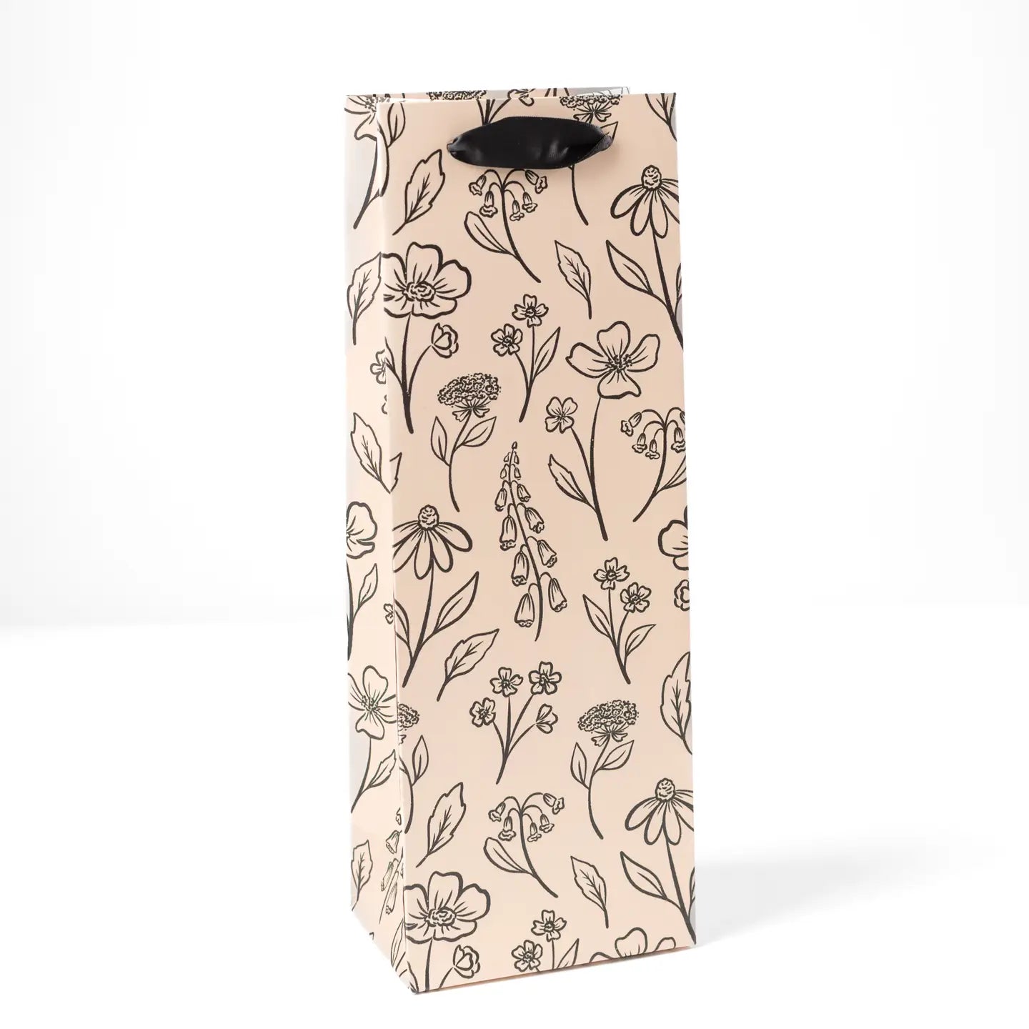 Pressed Floral Gift Bag