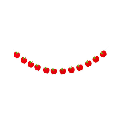 Puffy Felt Apple Banner