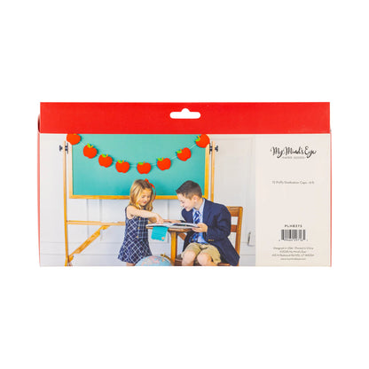 Puffy Felt Apple Banner