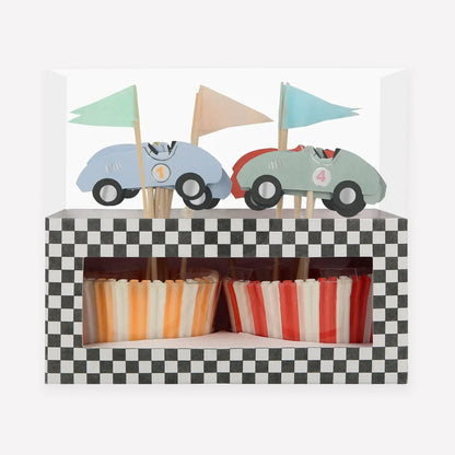 Race Car Cupcake Kit