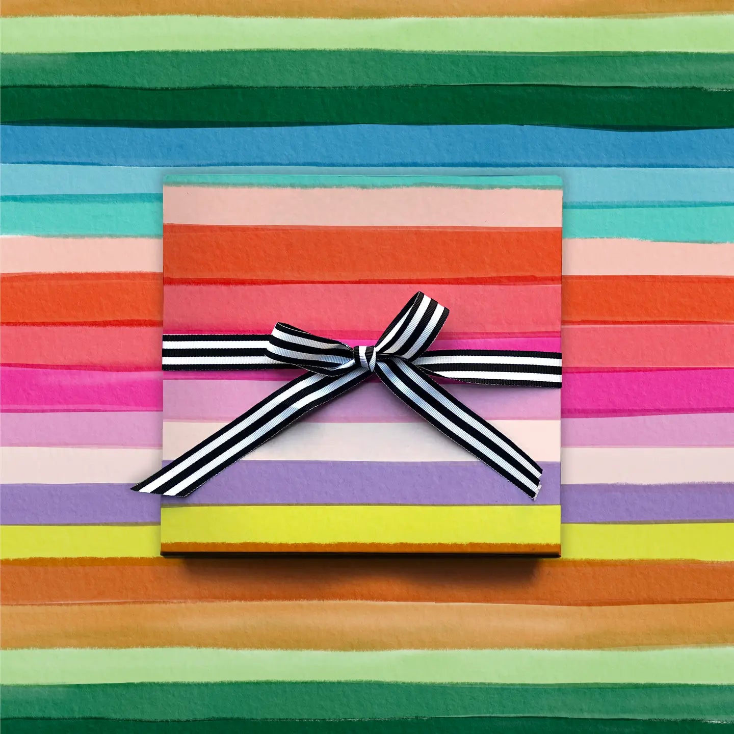 Rainbow Stripe Wrapping Paper