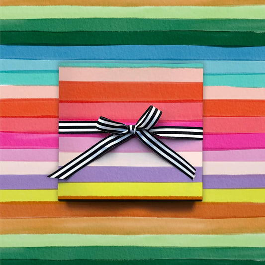 Rainbow Stripe Wrapping Paper