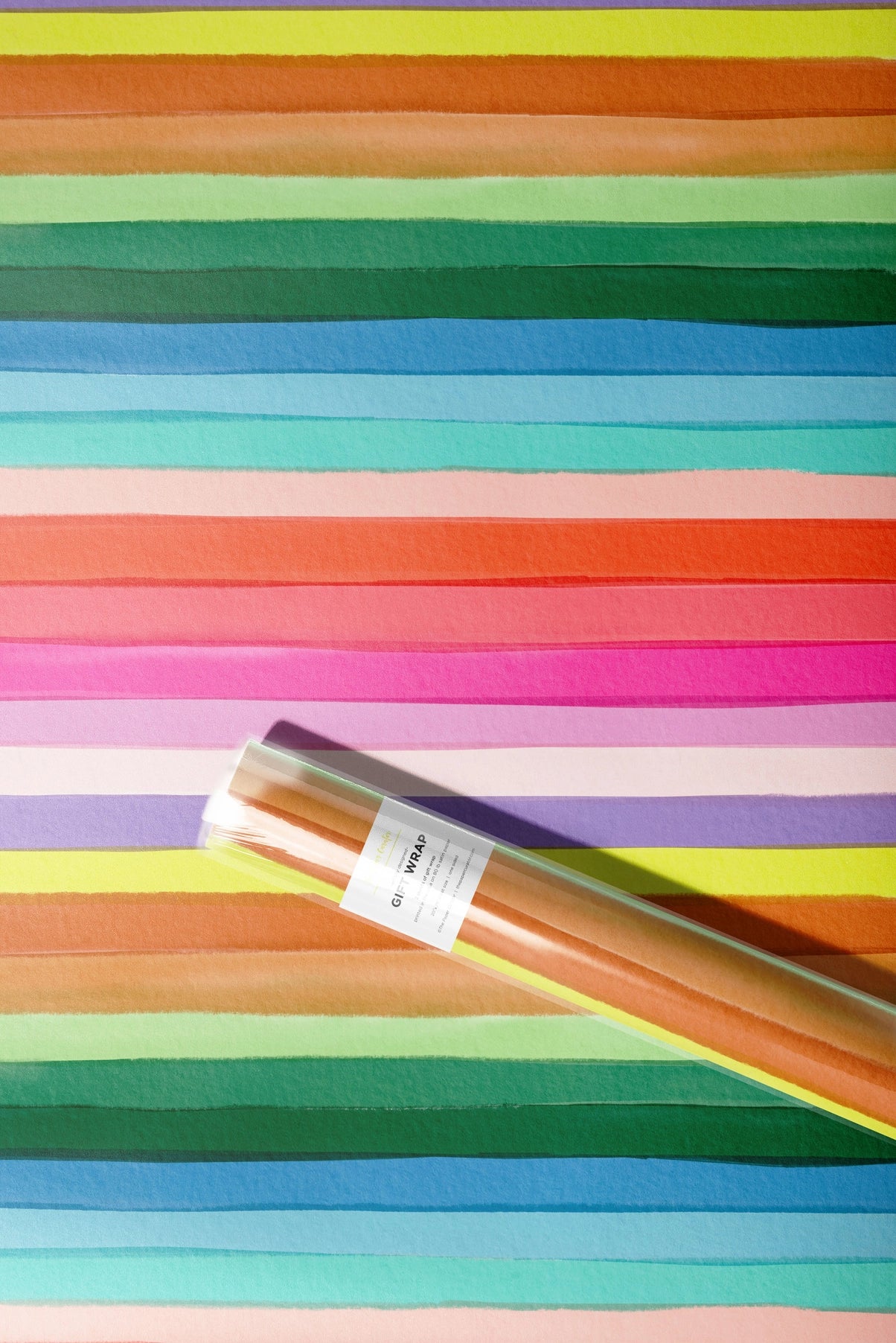 Rainbow Stripe Wrapping Paper