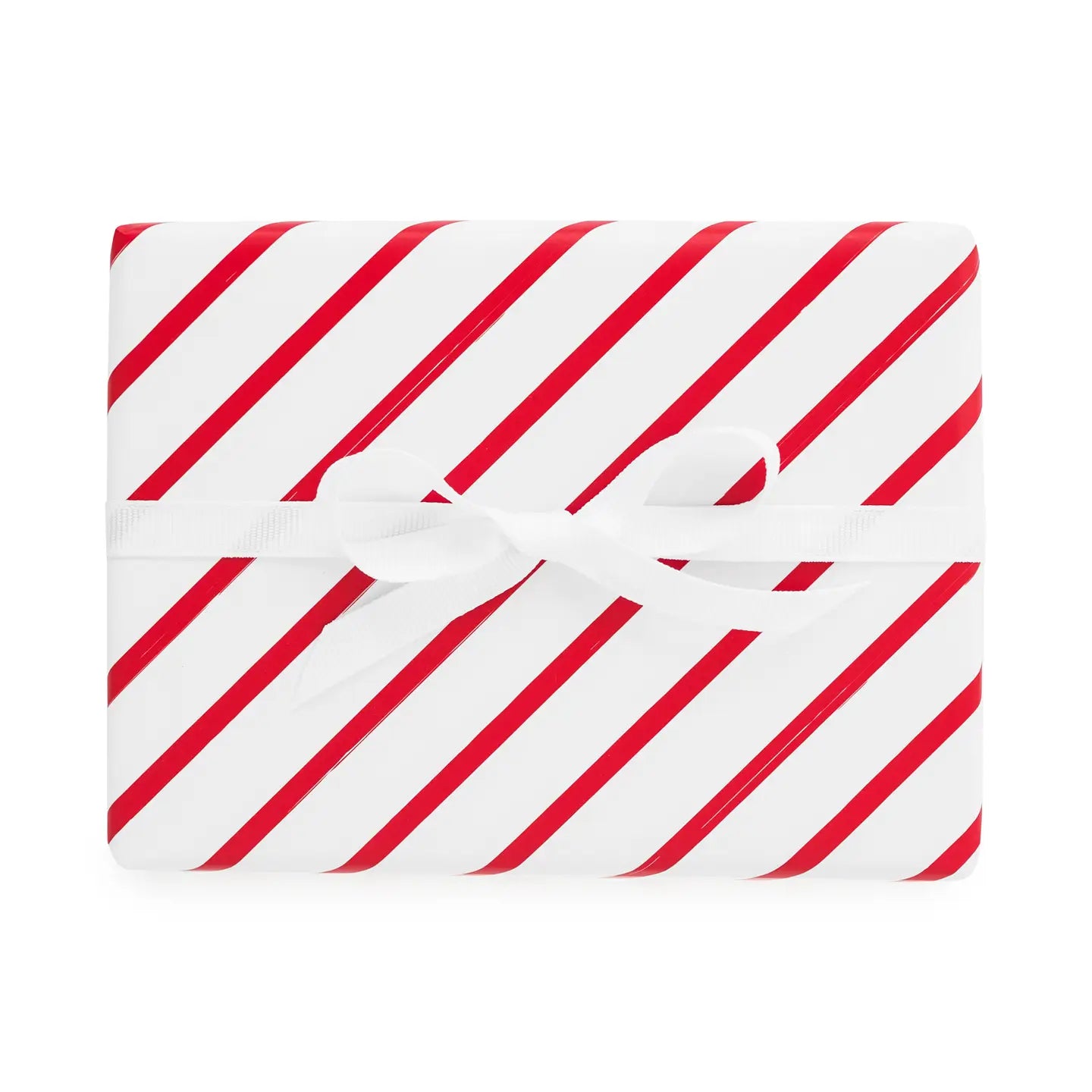 Red Diagonal Stripe Wrapping Paper