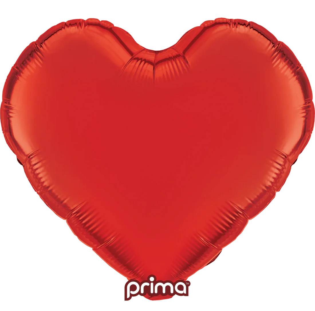 Red Heart Foil Balloon - 18"