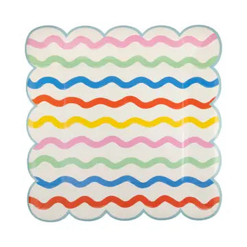 Ric Rac Striped Plate – Crafty Paper Co.
