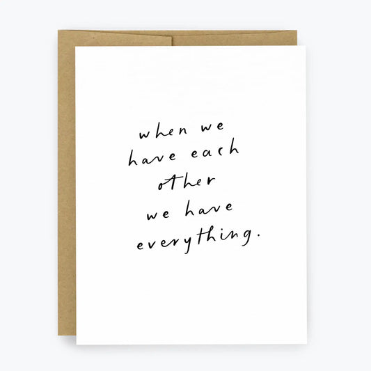 Romantic Card, Anniversary, Simple Text Greeting Cards