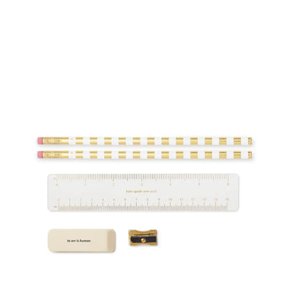 Round Pencil Case, Spade Smiley