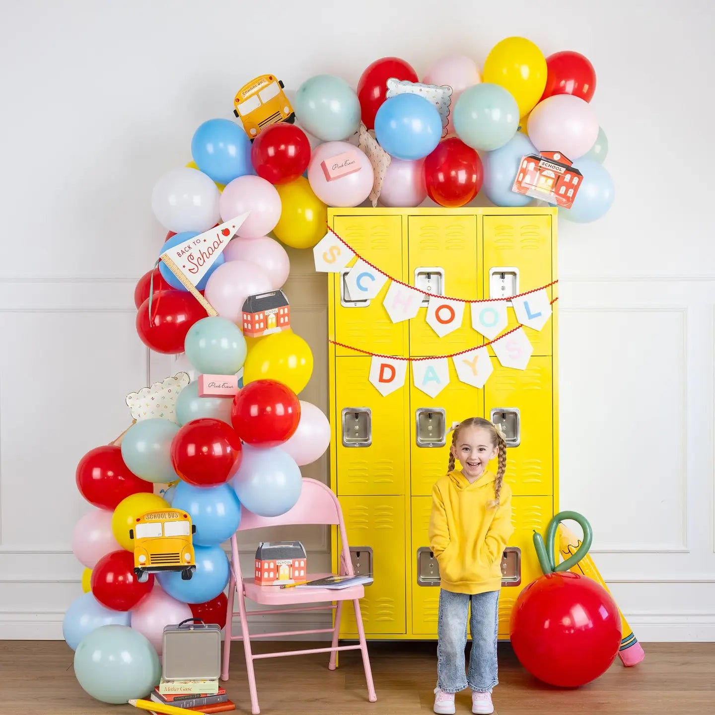 School Days Felt Banner