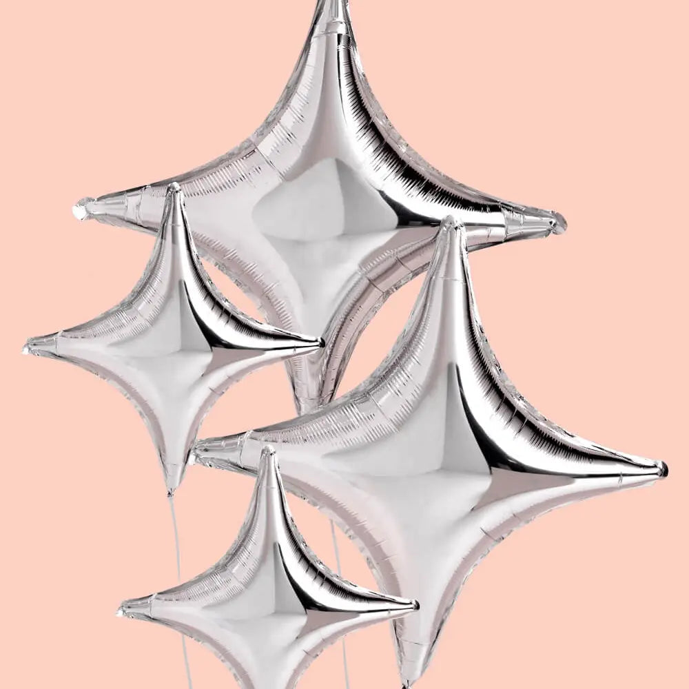Silver Sparkle Balloon