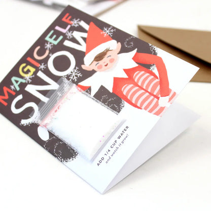 Snow Card - Magic Elf Instant Snow Christmas