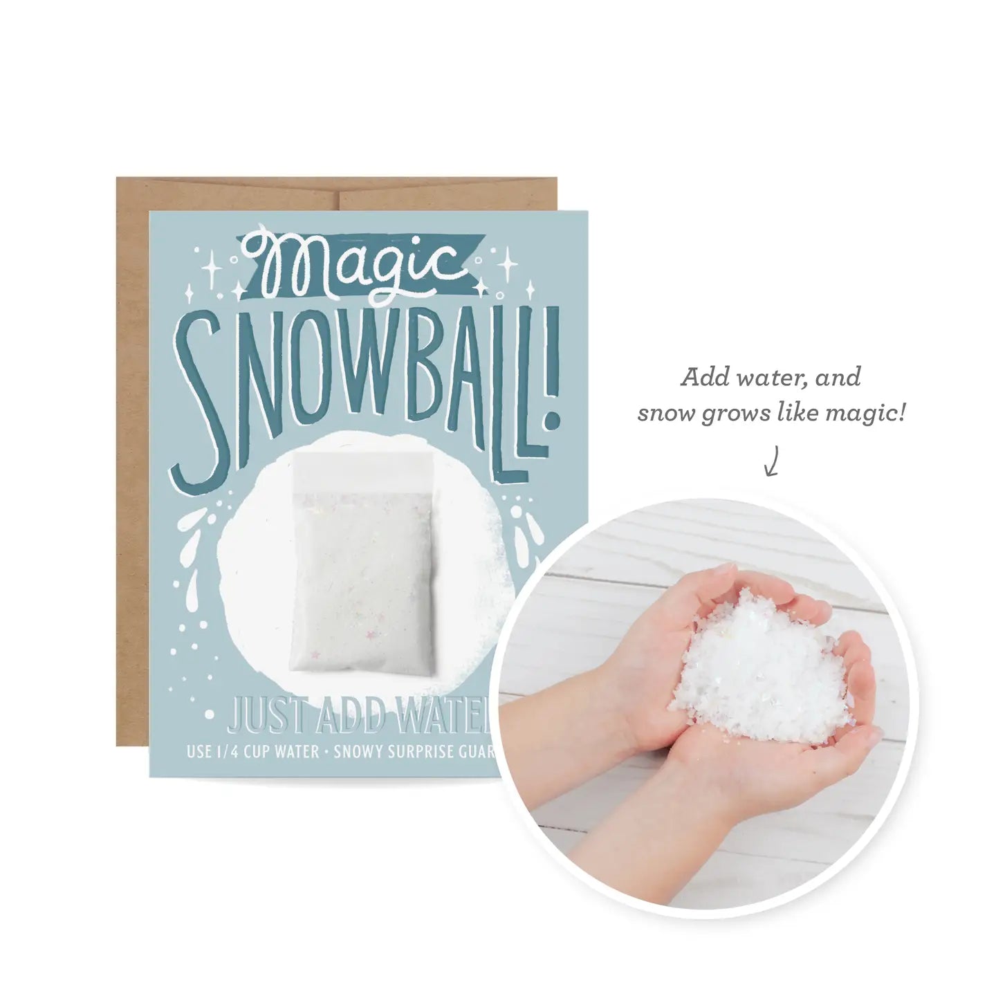 Snow Card - Magic Snowball
