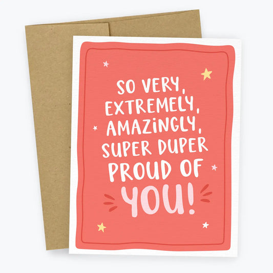 So Proud of You, Congratulations Card