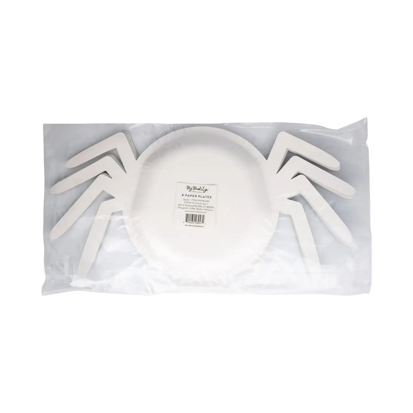 Spider Shaped Paper Plate