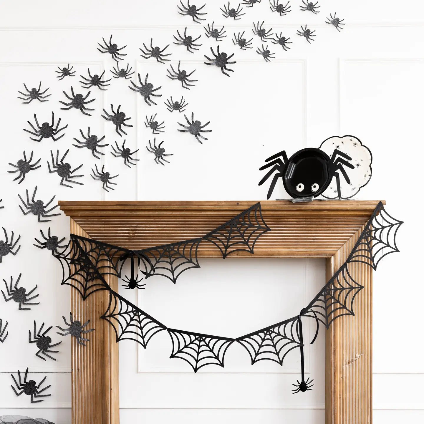 Spider Web Bunting Banner