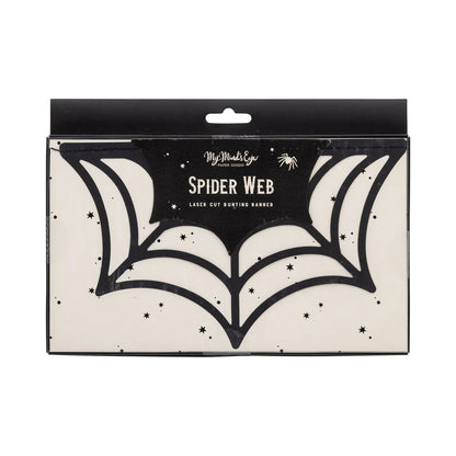 Spider Web Bunting Banner