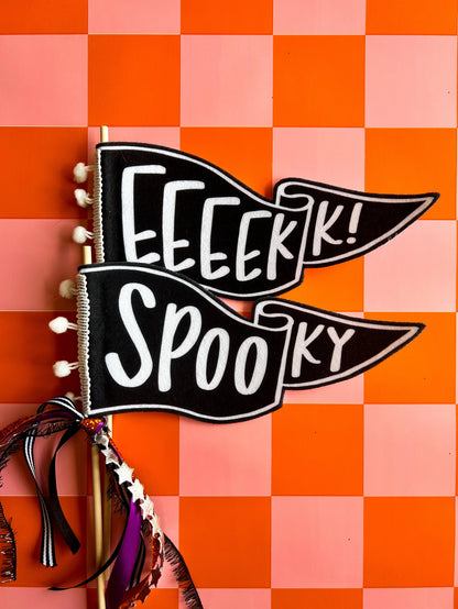 Spooky Pennant Flag