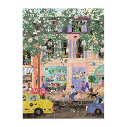 Spring Street 1000 Piece Puzzle in A Square Box