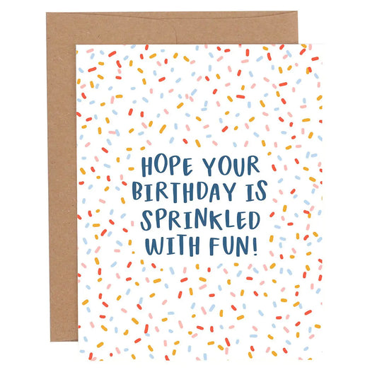 Sprinkled Birthday Greeting Card