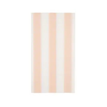 Sweet Peach Cabana Stripe Guest Towels