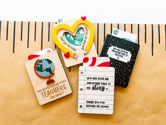 Teacher Giftcard Holder