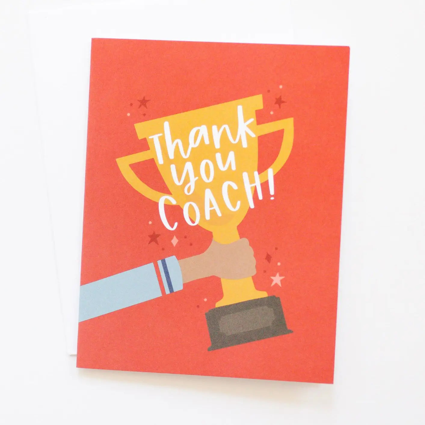 Thank You Coach Greeting Card