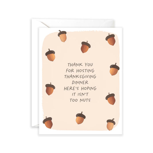 Thanksgiving Acorn Greeting Card