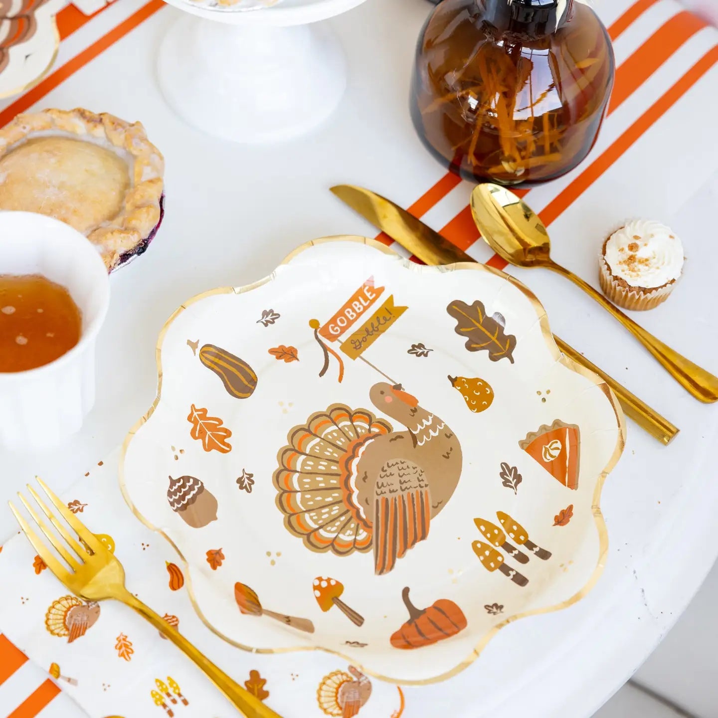 Thanksgiving Icons Plate