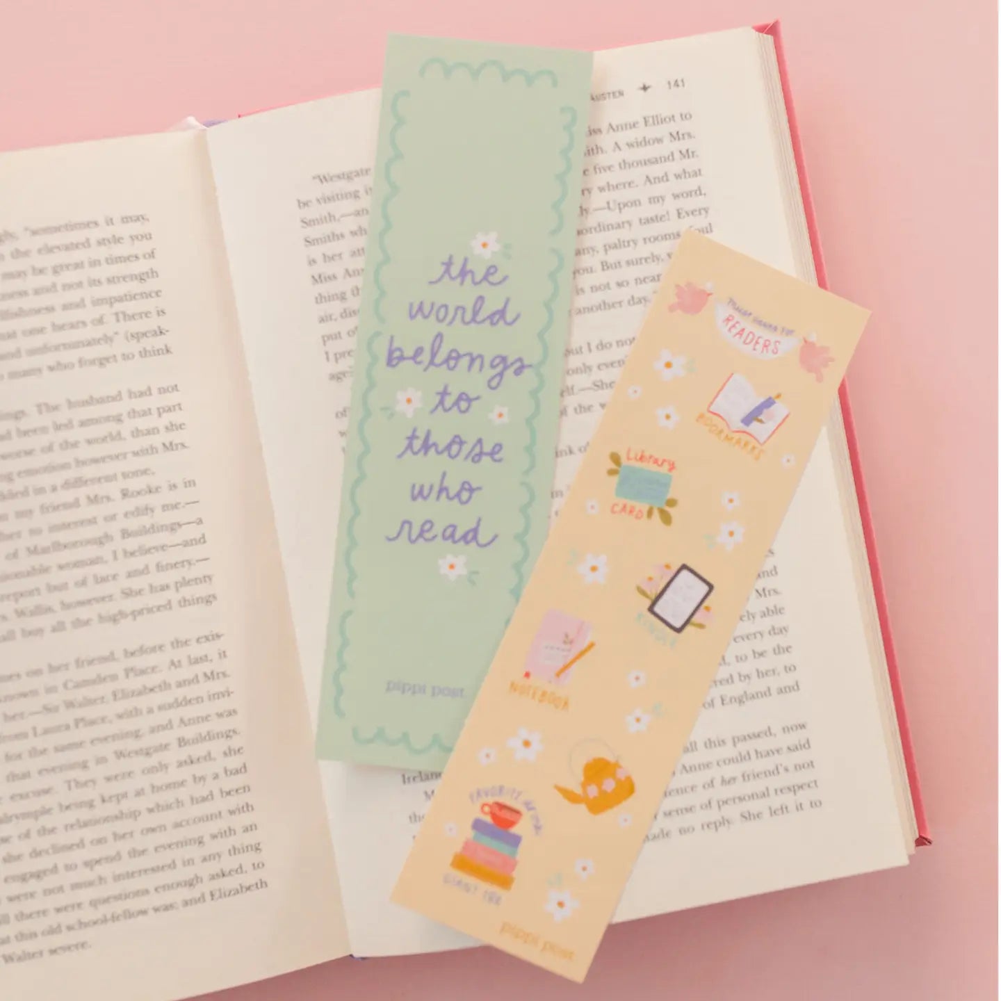 The World Belongs To Those Who Read Bookmark Set