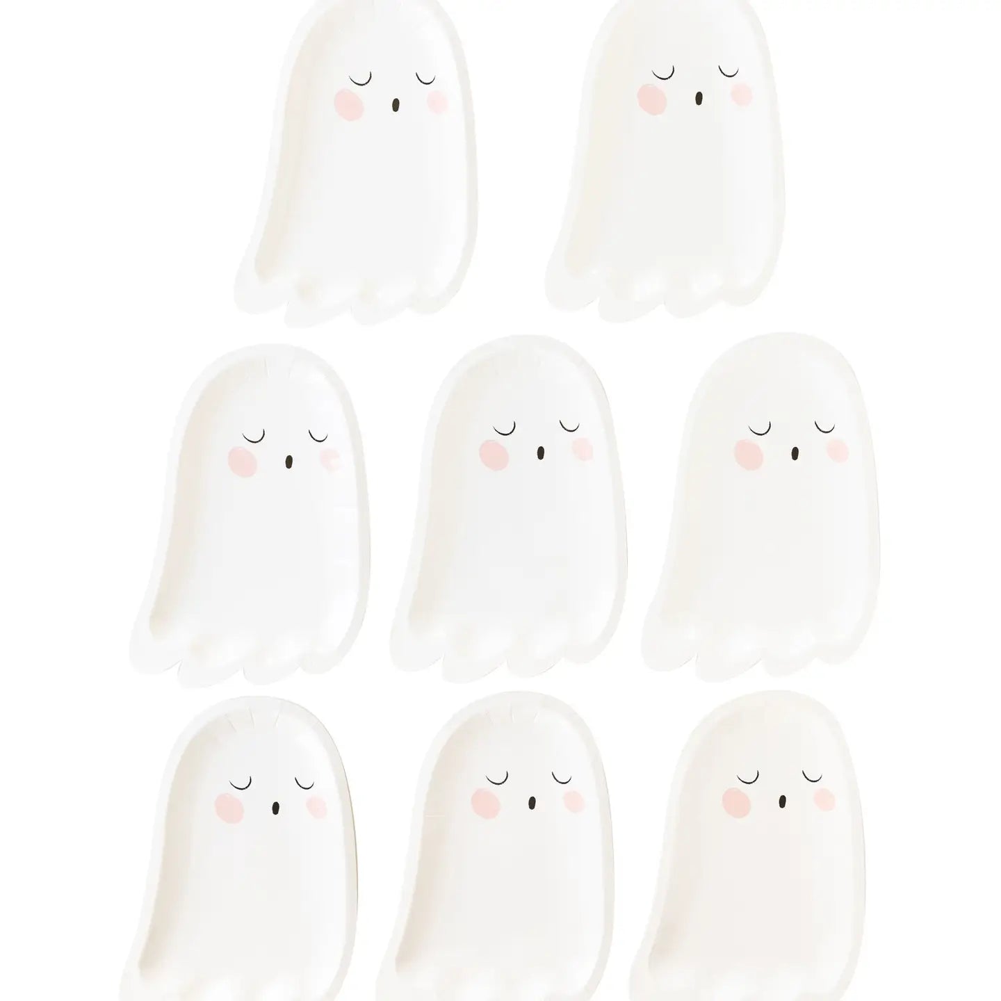 Trick or Treat Ghost Shaped Plate