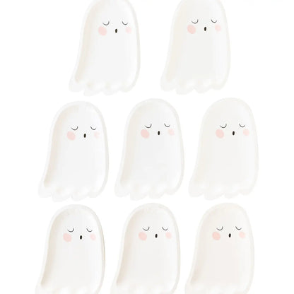 Trick or Treat Ghost Shaped Plate