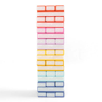 Tumbling Book Stack - Wooden Block Stacking & Balance Game
