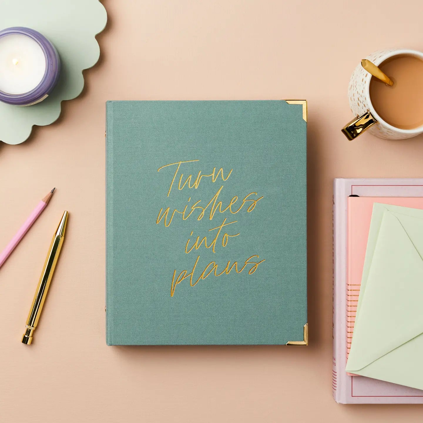 Turn Wishes Into Plans Planner & Diary