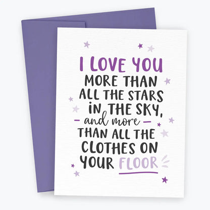 Unconditional Love, Funny Card To Child, Spouse