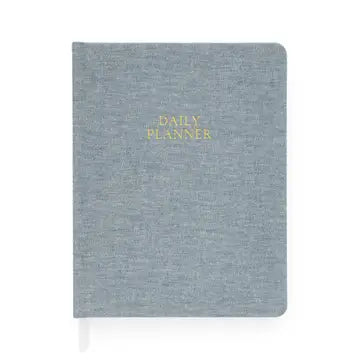 Undated Daily Planner, Chambray