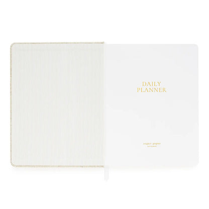 Undated Daily Planner, Chambray