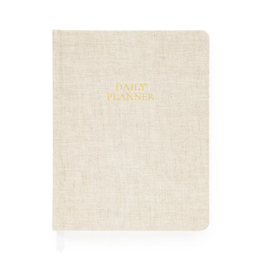 Undated Daily Planner, Flax