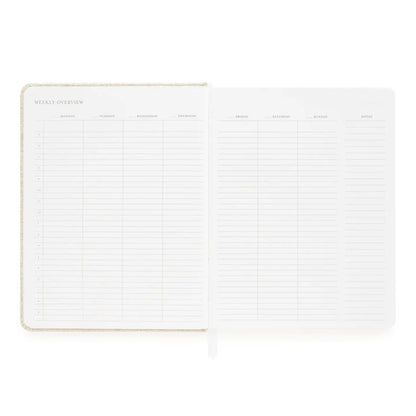 Undated Daily Planner, Flax