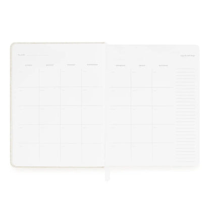 Undated Daily Planner, Flax