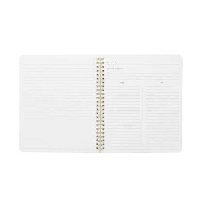 Work/Life Notebook, Grey Stripe