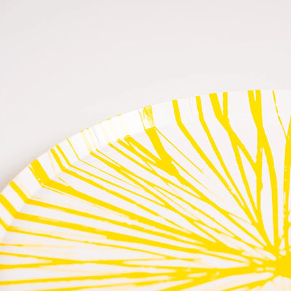 Yellow Radiance Dinner Plates