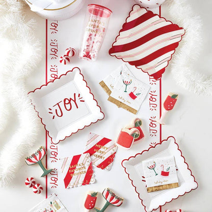Foil Fringe Napkin - Holiday Cheer: Paper