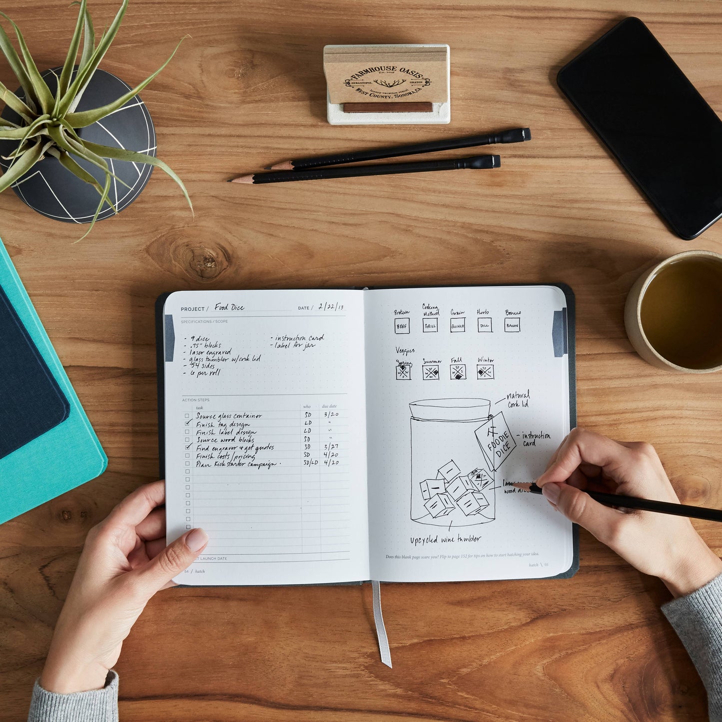 Hatch Notebook: Gray